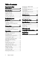 Preview for 2 page of BenQ CP270 User Manual