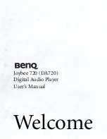 BenQ DA720 User Manual preview