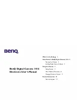 BenQ DC 1016 User Manual preview