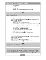 Preview for 11 page of BenQ DC 2310 User Manual