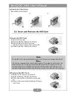 Предварительный просмотр 7 страницы BenQ DC 2410 User Manual