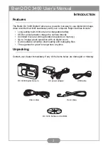 Preview for 4 page of BenQ DC 3400 User Manual