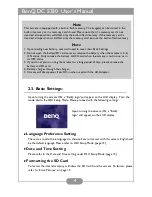 Предварительный просмотр 8 страницы BenQ DC 5330 User Manual