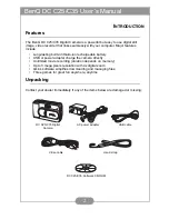 Preview for 4 page of BenQ DC C25 User Manual