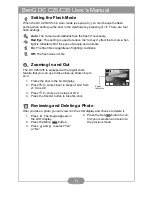 Предварительный просмотр 13 страницы BenQ DC C25 User Manual