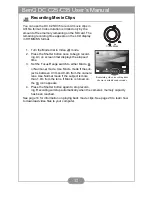 Preview for 14 page of BenQ DC C25 User Manual