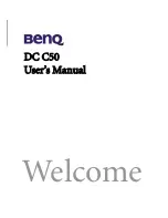 Предварительный просмотр 1 страницы BenQ DC C50 User Manual