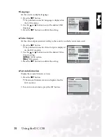 Предварительный просмотр 39 страницы BenQ DC C50 User Manual