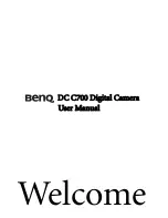 BenQ DC C700 User Manual preview