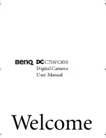 BenQ DC C750 User Manual предпросмотр