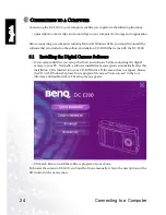 Предварительный просмотр 28 страницы BenQ DC E300 User Manual