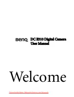 Предварительный просмотр 1 страницы BenQ DC E310 User Manual