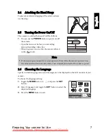 Предварительный просмотр 11 страницы BenQ DC E310 User Manual