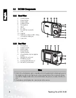 Предварительный просмотр 6 страницы BenQ DC E40 User Manual