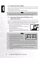 Preview for 8 page of BenQ DC E53+ User Manual