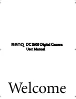 BenQ DC E605 User Manual preview