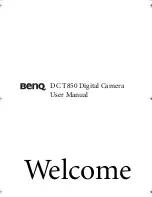 BenQ DC T850 User Manual preview