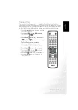 Предварительный просмотр 41 страницы BenQ DE350 User Manual