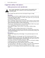 Preview for 4 page of BenQ DH550 User Manual