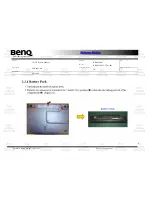 Preview for 4 page of BenQ DHA300 Disassembly Instructions Manual
