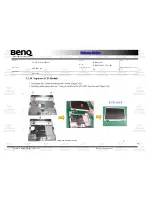 Предварительный просмотр 18 страницы BenQ DHA300 Disassembly Instructions Manual