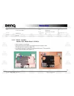 Предварительный просмотр 20 страницы BenQ DHA300 Disassembly Instructions Manual