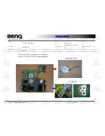 Предварительный просмотр 22 страницы BenQ DHA300 Disassembly Instructions Manual