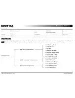 Предварительный просмотр 2 страницы BenQ DHR200 Service Manual