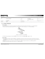 Preview for 12 page of BenQ DHR200 Service Manual