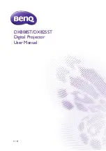 BenQ DX808ST User Manual предпросмотр