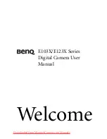 BenQ E103X Series Manual preview