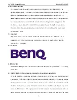 Предварительный просмотр 5 страницы BenQ E2400HD - 24" LCD Monitor Service Manual