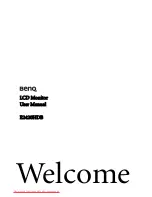 Preview for 1 page of BenQ E2420HDB User Manual