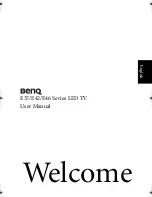 BenQ E37 series User Manual preview