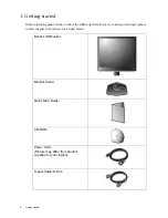 Предварительный просмотр 4 страницы BenQ E700T User Manual