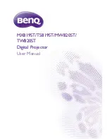 Предварительный просмотр 1 страницы BenQ EX7775ST User Manual