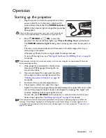 Preview for 19 page of BenQ EX7775ST User Manual