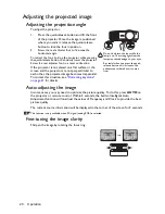 Preview for 20 page of BenQ EX7775ST User Manual