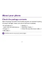 Предварительный просмотр 17 страницы BenQ F5 Smartphone User Manual