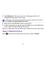 Preview for 62 page of BenQ F5 Smartphone User Manual