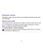 Предварительный просмотр 91 страницы BenQ F5 Smartphone User Manual