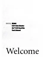 Preview for 1 page of BenQ FP2091 - 20.1" LCD Monitor User Manual