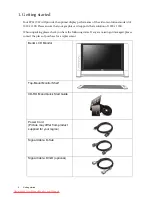 Preview for 4 page of BenQ FP241VW - 24" LCD Monitor User Manual