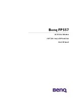 Предварительный просмотр 1 страницы BenQ FP557 - 15" LCD Monitor User Manual