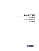 BenQ FP567 User Manual preview