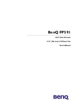 Предварительный просмотр 1 страницы BenQ FP591 - 15" LCD Monitor User Manual