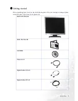 Preview for 4 page of BenQ FP71G BLACK User Manual