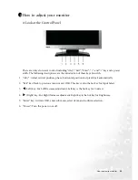 Preview for 20 page of BenQ FP71GX User Manual