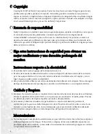 Preview for 2 page of BenQ FP71W (Spanish) Manual Del Usuario