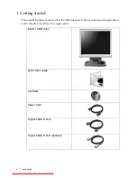 Preview for 4 page of BenQ FP73E S User Manual